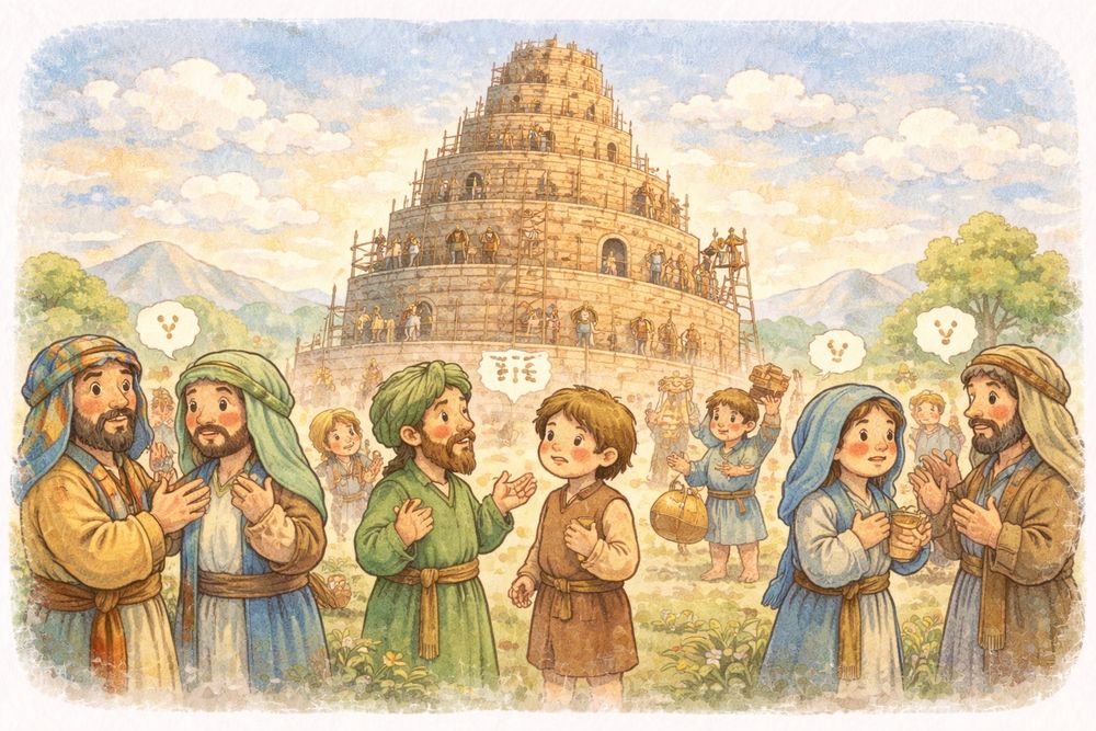 Wieża Babel: bajka o pysze, chaosie i sile wspólnego języka